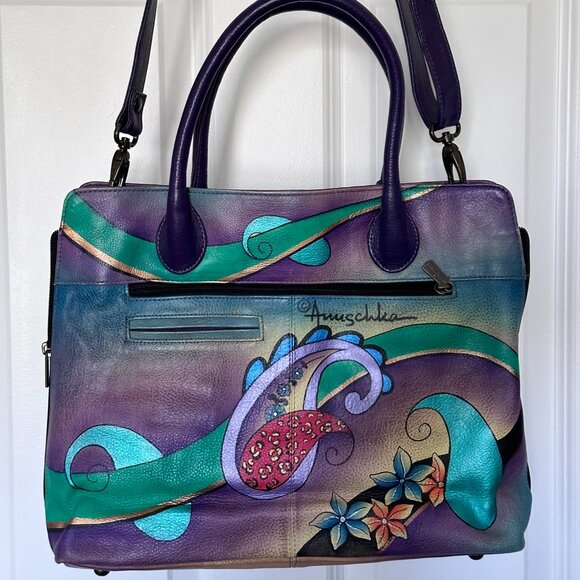 Anuschka leather bag (#9) - Picture 2 of 6